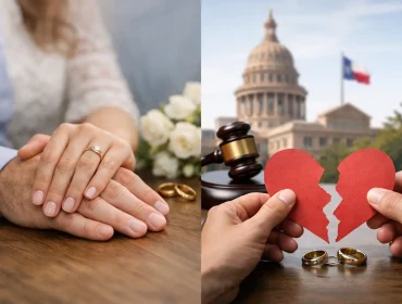 Matrimonio de hecho y divorcio en Texas
